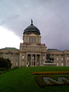 The capital of Montana at Helena!